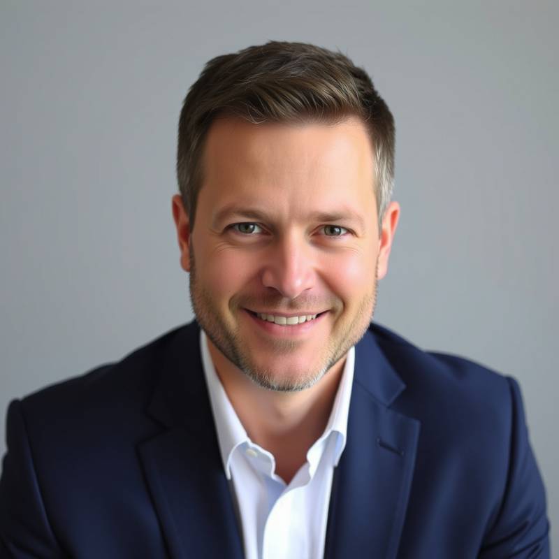 A professional headshot of Daniel Carter, the commercial photography expert at Starlight Studios.
