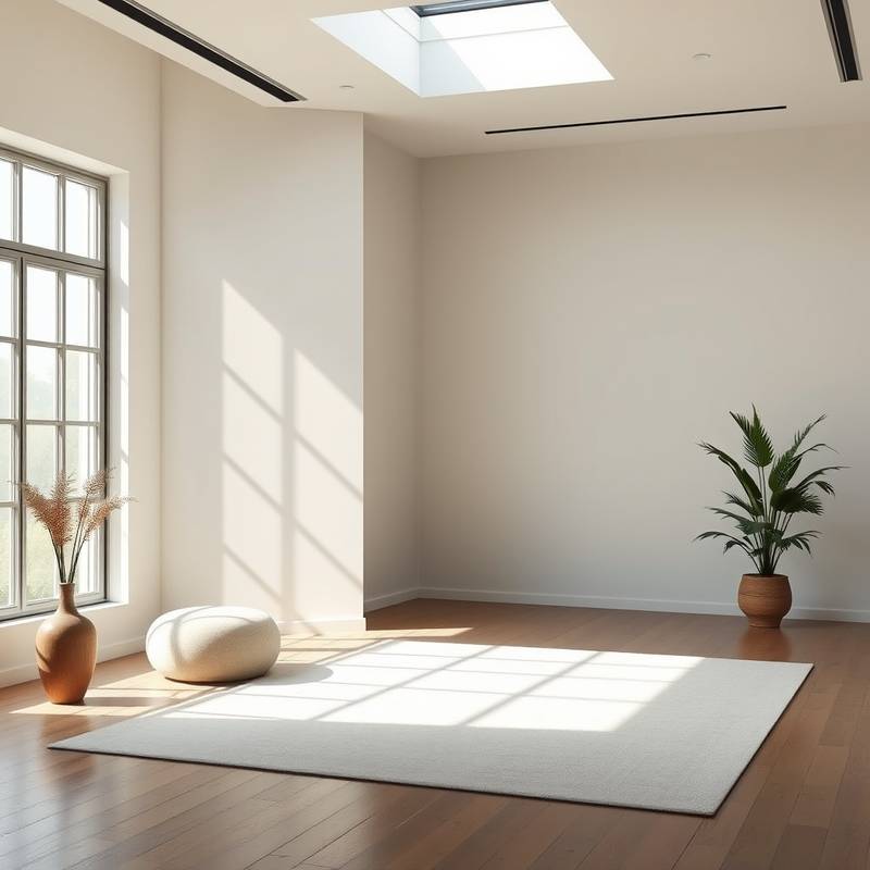 The 'Zenith' Room: A spacious studio with natural light and minimalist decor.